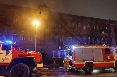 Стала известна предварительная причина пожара в доходном доме купца Челышева
