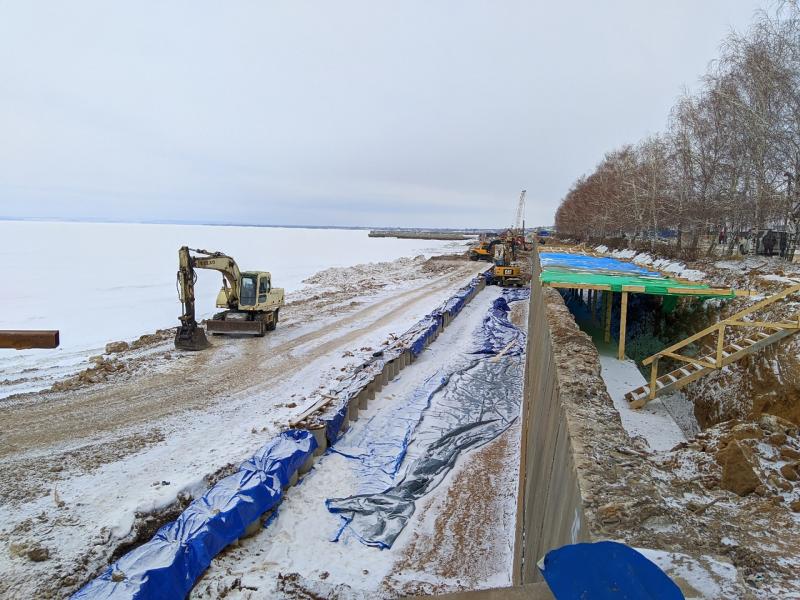 В Тольятти в Автозаводском районе активно ведут строительство второй очереди набережной
