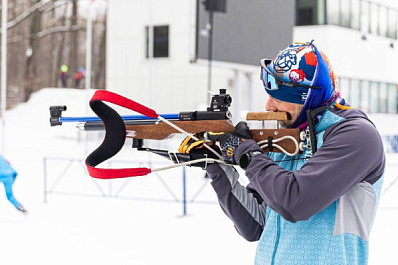 На лыжной базе спортшколы "Чайка" прошел День биатлона