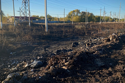 В Самарской области сухая трава вспыхнула на 400 "квадратах"