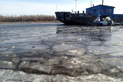 В Самарской области стала замерзать Волга