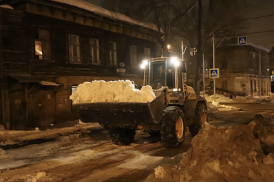 Стало известно, с каких улиц будут вывозить снег в Самаре ночью с 14 на 15 марта