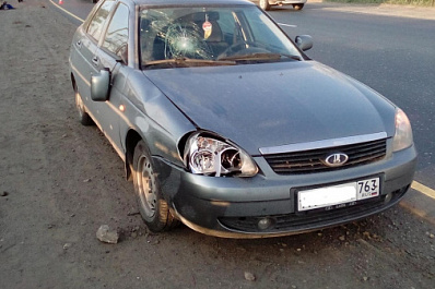 В Самарской области легковушка насмерть сбила пешехода