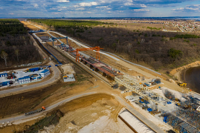 Реализация концессионного соглашения строительства обхода Тольятти с мостовым переходом через Волгу идет с опережением графика