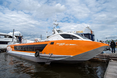 На маршруте Самара-Ширяево станет больше рейсов скоростного судна "Валдай"