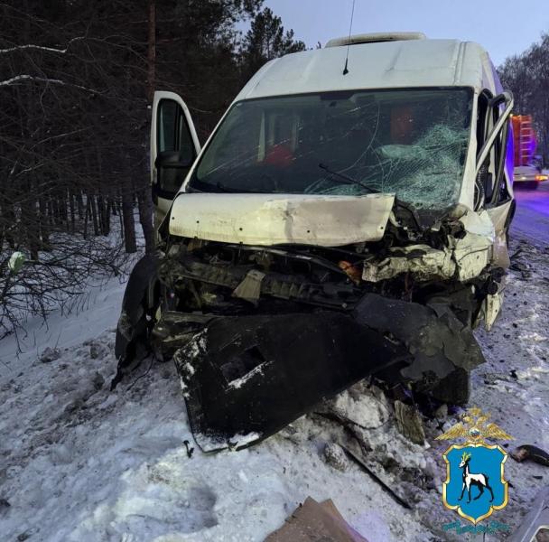 Водитель погиб: в Самарской области на трассе столкнулись автобус и легковушка