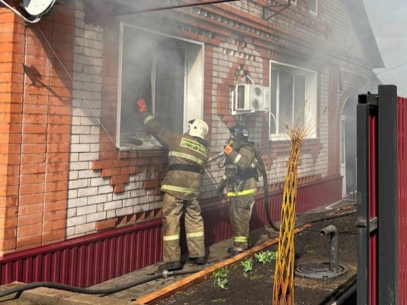 В пожаре в Похвистневском районе пострадал человек