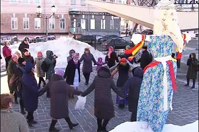 В Струковском саду Самары прошли масленичные гуляния