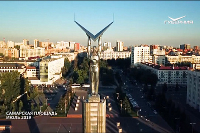 В Самаре на площади Славы установят деревянные павильоны