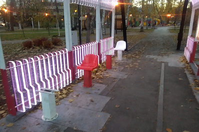 Арт-объект в самарском сквере Мичурина вновь атаковали вандалы