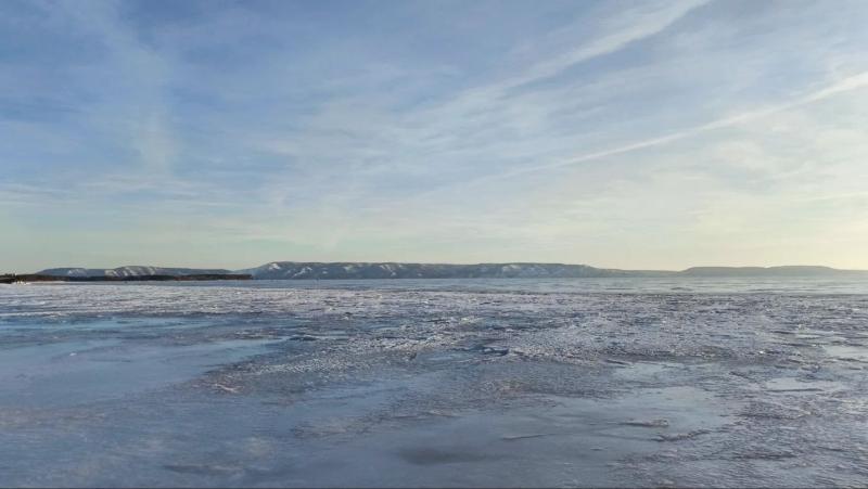 В Самарской области толщина льда на Волге по-прежнему невелика