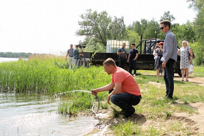 В Чапаевске началась реабилитация озера Ильмень 