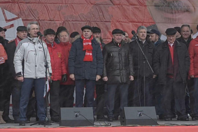 Павел Грудинин выступил на митинге в центре Москвы