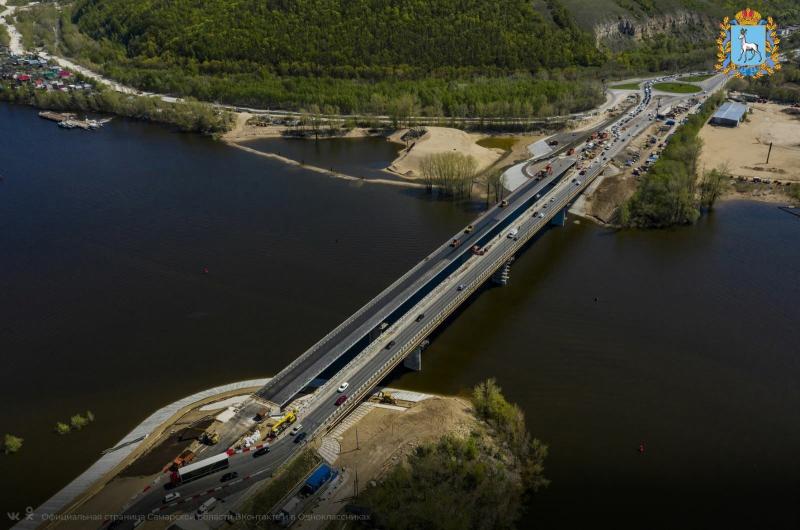 В Самарской области 18 мая 2021 года открыли движение по новому мосту через Сок