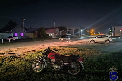 В Самарской области в ДТП с "Грантой" пострадал 16-летний мотоциклист