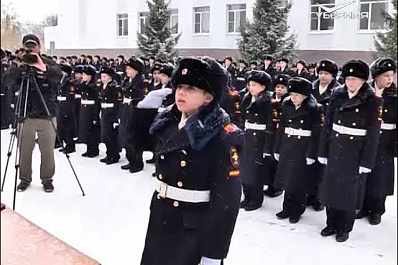 Курсанты Самарского кадетского корпуса МВД приняли присягу