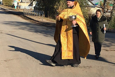 В Самарской области освятили опасный перекресток