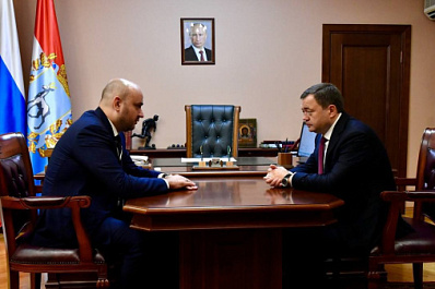 Губернатор Вячеслав Федорищев провел деловую встречу с председателем банка ПСБ Петром Фрадковым