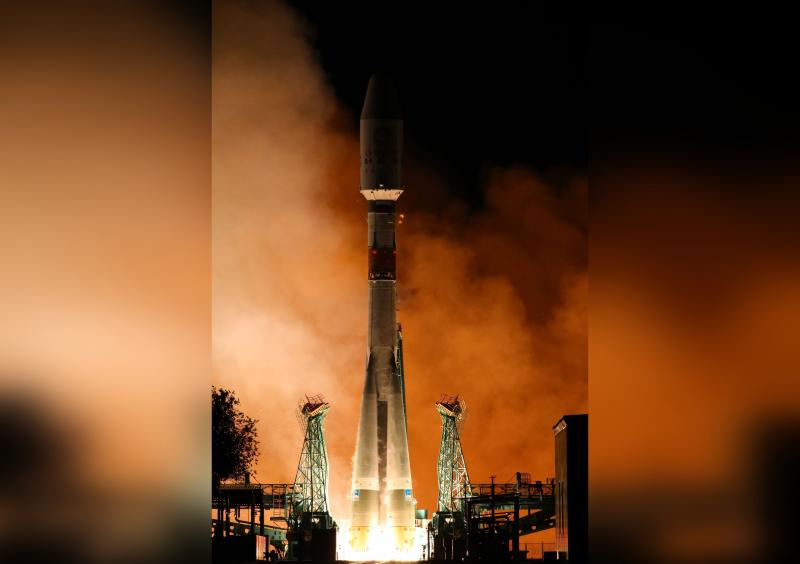 Самарская ракета "Союз-2.1б" успешно вывела на орбиту 34 спутника OneWeb