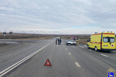 В Самарской области пенсионерка на "пятерке" врезалась в КамАЗ