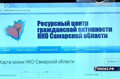 В Самарской области заработала новая платформа "Карта жизни НКО"