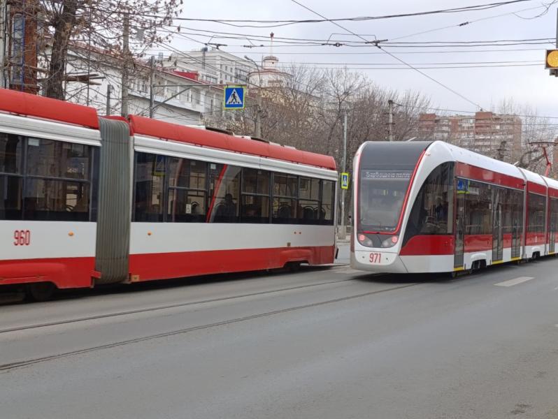В Самаре восстановили движение трамваев от 15-го микрорайона до Барбошиной поляны