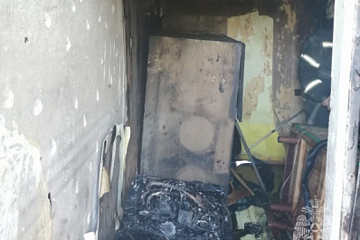 В Самаре из-за пожара в пятиэтажке пострадали ребенок и пенсионерка