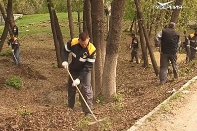 Сотрудники КНПЗ высадят деревья в Куйбышевском районе Самары