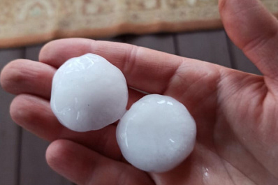 В Самарской области выпал град размером с яйцо