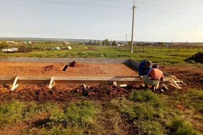 В Красных Ключах возводят новый ФАП 