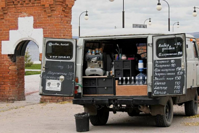 Мама-предприниматель первая в Приволжье создала мобильную кофейню