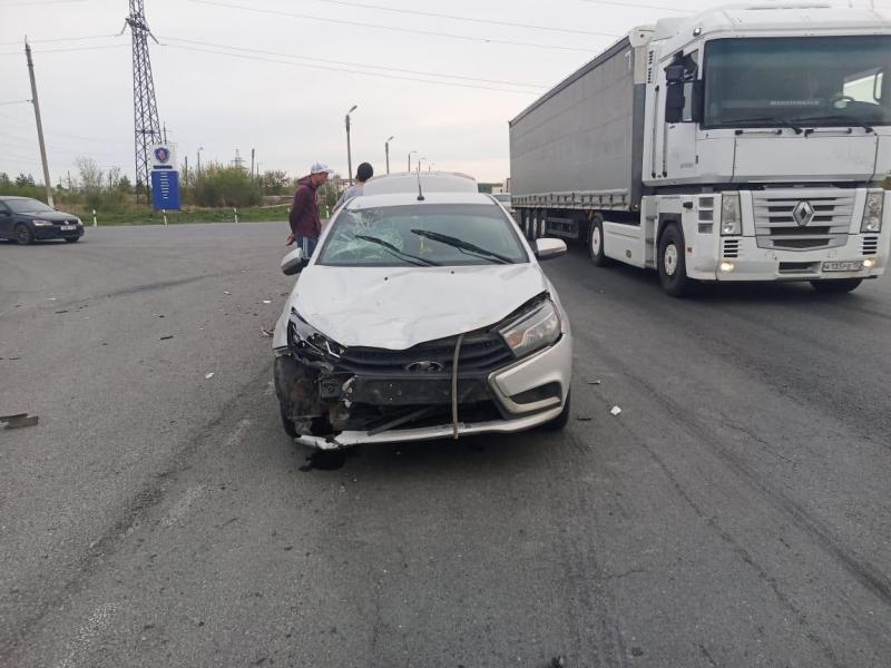 В Самарской области квадроцикл протаранил авто с детьми