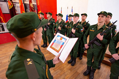 Новобранцы-чемпионы приняли присягу в Самаре 
