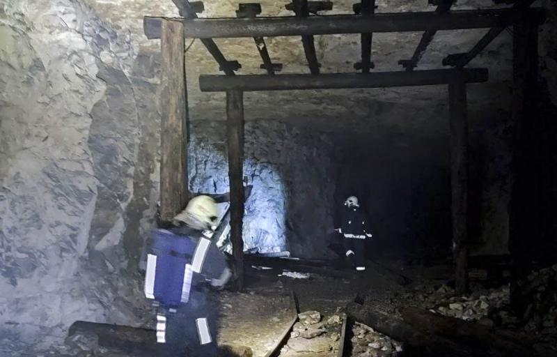 Спасатели рассказали подробности о задымлении в галереях Сокских штолен