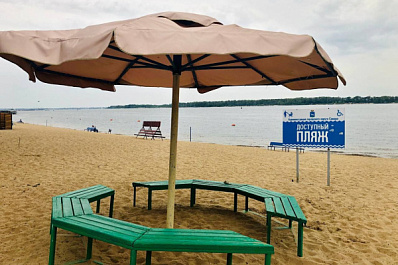 На пляжах Самары устанавливают более 880 единиц нового оборудования