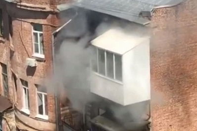 В Самаре в центре города 8 июня горел многоквартирный дом