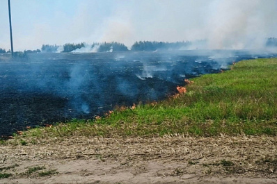 Три пожара тушили в минувшие выходные в Безенчукском районе Самарской области