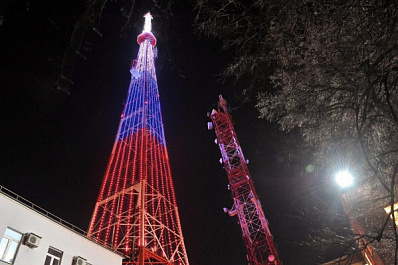 9 мая самарскую телебашню украсят праздничный салют и символы Победы