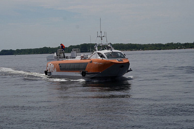 Первое скоростное судно "Валдай" в Самарской области назвали в честь Ильи Репина