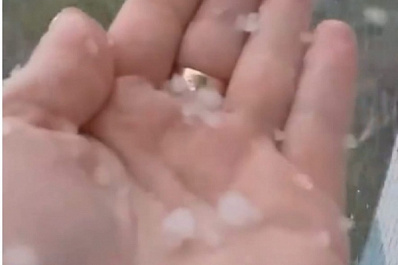 На Тольятти обрушился крупный град