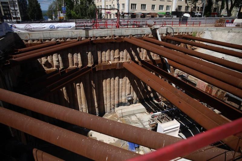 В Самаре продолжается проходка правого перегонного тоннеля на строительстве "Театральной"