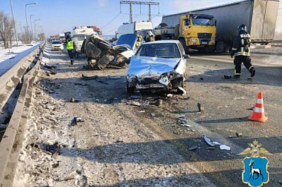 Массовое ДТП произошло на Жигулевской ГЭС