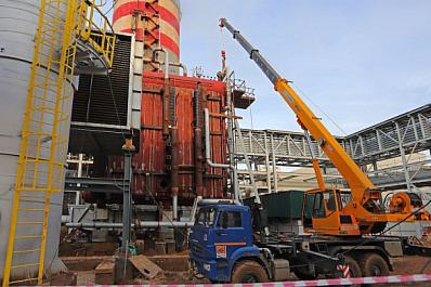 В Самарской области на 70 % завершено строительство третьего агрегата карбамида на "Тольяттиазоте"