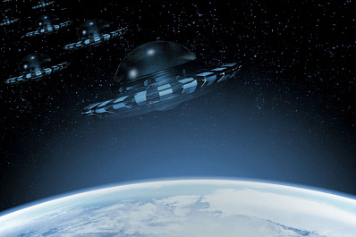 Российскому космонавту удалось заснять группу НЛО