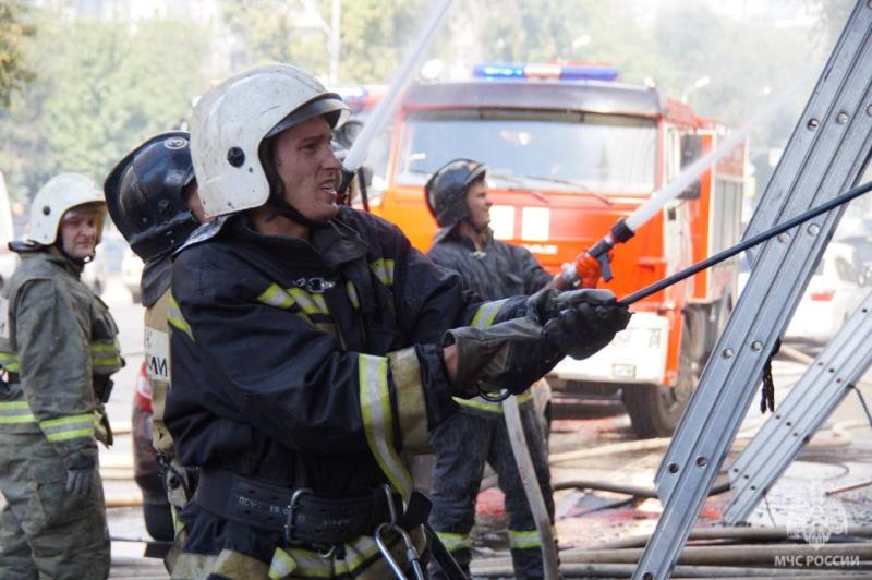 Самарские пожарные сообщили о еще одном возгорании в Ленинском районе