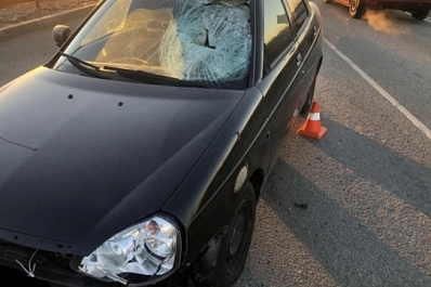 В Самарской области 24-летний водитель "Приоры" сбил пешехода