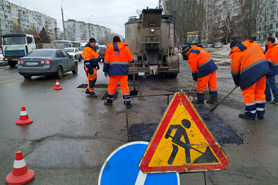 В Самаре аварийно-ямочный ремонт дорог выполнили на 80 %