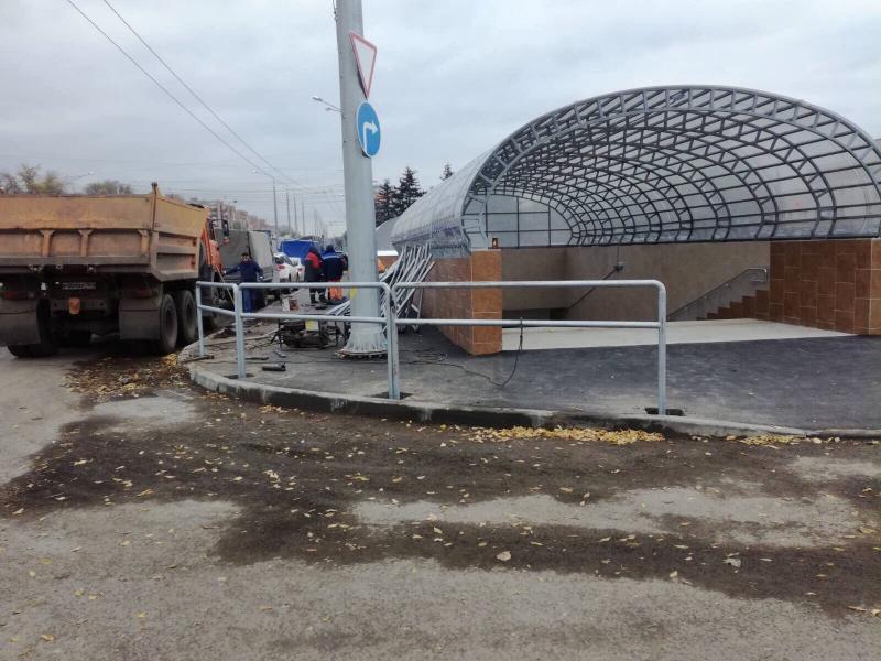 В Самаре на Заводском шоссе завершается ремонт подземного перехода