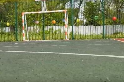 В самарской школе-интернате № 115 открылась спортивная площадка для учеников с ОВЗ