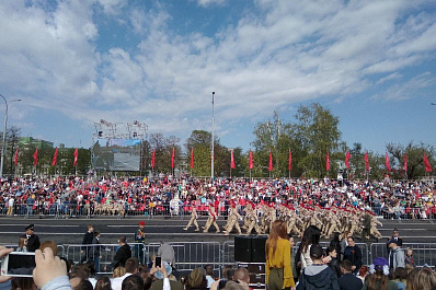 Парад Победы начинается на площади Куйбышева в Самаре